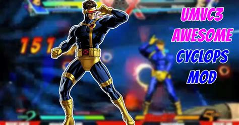 Beautiful Mod Places X Mens Cyclops Into Ultimate Marvel Vs Capcom 3