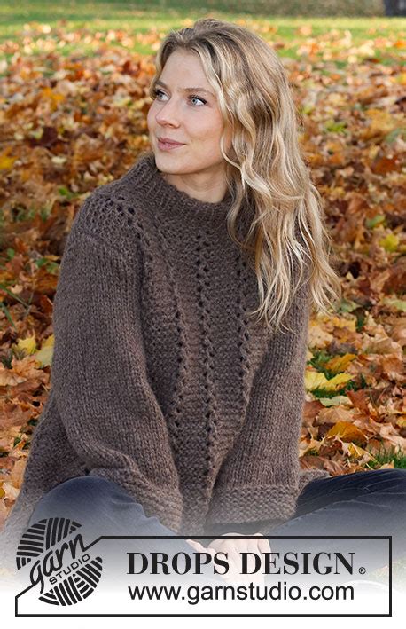 Lakeside Trails Sweater Drops Kostenlose Strickanleitungen