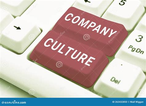 Handwriting Text Company Culture Word Written On The Environment And