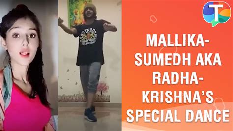 Watch: Mallika Singh and Sumedh Mudgalkar aka Radha-Krishna show their SPECIAL dance moves