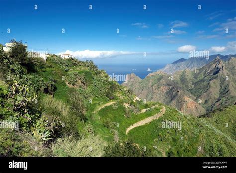 View Over The Anaga Mountains And The Atlantic From Taborno Tenerife