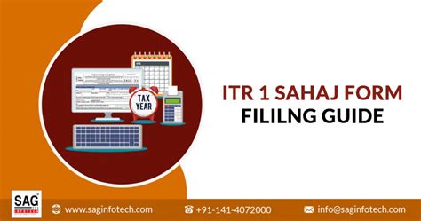 How To File Itr Sahaj Form Online For Ay Easily Sag Infotech