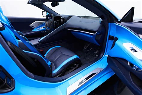 2022 Corvette Blue Interior