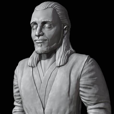 Ryan King Qui Gon Jinn Blender 3d Character