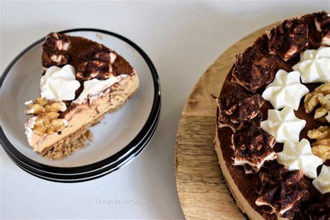 Tarta fría de café y nueces receta muy fácil sin horno Antojo en tu