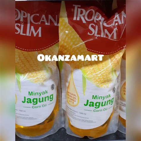 Jual Tropicana Slim Corn Oil Minyak Jagung Pouch 1L Shopee Indonesia