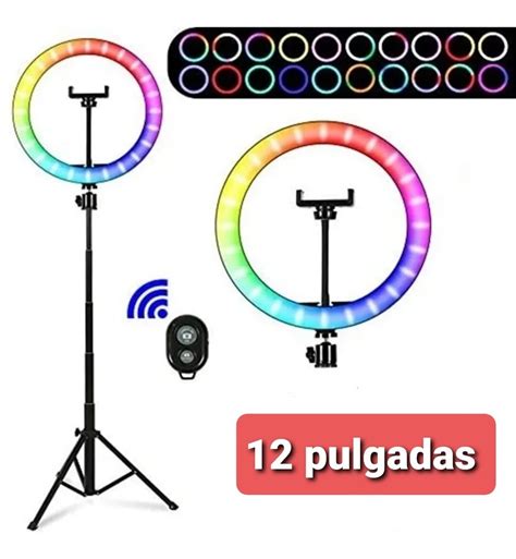 Aro De Luz Led Rgb Multicolor Bluetooth Tripie Mercado Libre