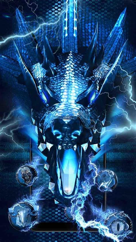 Cool Blue Fire Dragon Wallpapers - Top Free Cool Blue Fire Dragon ...