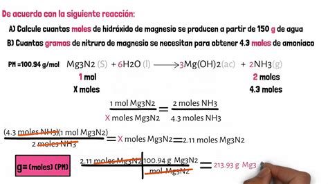 Estequiometria Parte Youtube