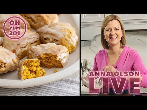 Baking Pumpkin Scones With Apple Pie From Oh Yum With Anna Olson