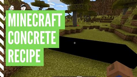 How To Make CONCRETE In Minecraft YouTube