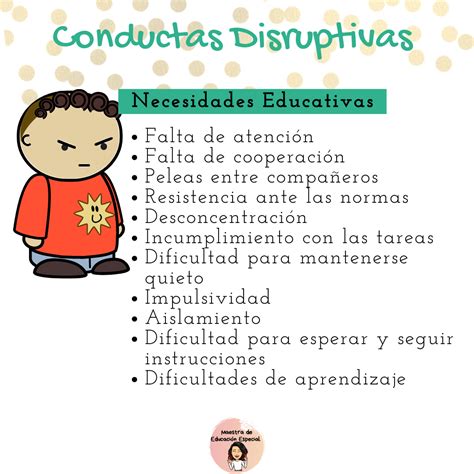 Conductas Disruptivas Maestra Rin