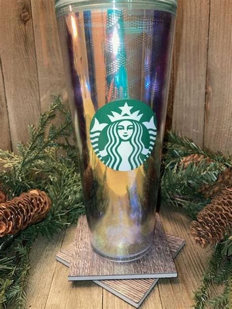 Starbucks Iridescent Mermaid Scales Cold Cup Grande Tumbler Etsy In