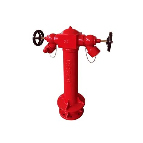 4 Bs750 Red Color Cast Iron 2 Way Outdoor Ground Pillar Fire Hydrant