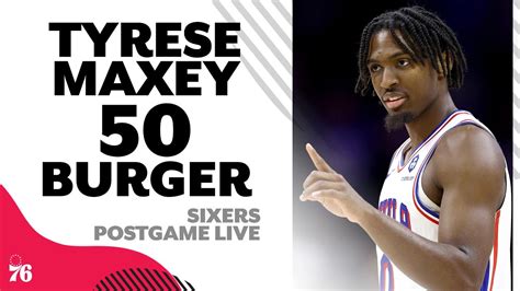 Tyrese Maxey Scores Career High Points In Win Over Pacers Sixers