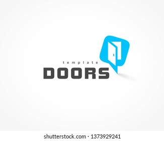 Doors Logo Vector Template Emblem Stock Vector (Royalty Free) 1373929241 | Shutterstock