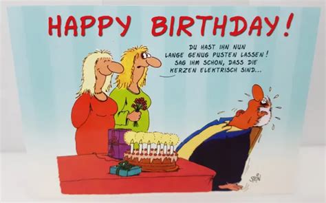 Uli Stein Postkarte Happy Birthday Neu Eur Picclick De