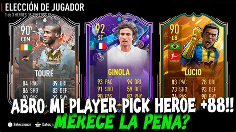 Abro Mi Player Pick Heroe Asegurado Merece La Pena En Fifa