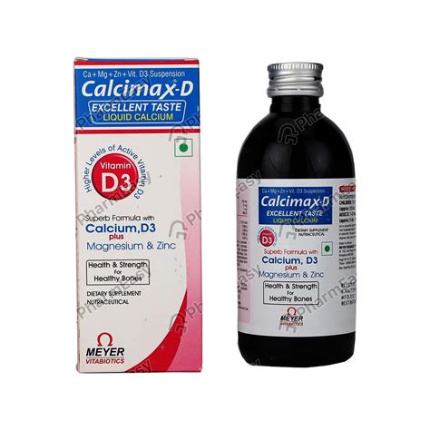 Buy Calcimax D Suspension Ml Online At Flat Off Pharmeasy