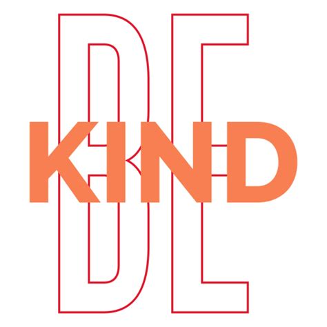 Be Kind Outline Lettering Transparent Png And Svg Vector File