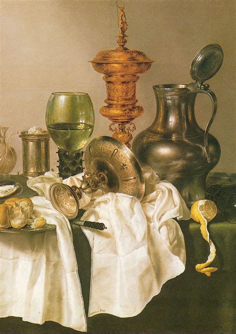 Willem Claesz Heda 1593 4 1680 82 Still Life With Gilt Beaker 1635