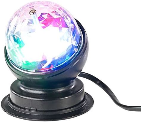 Lunartec Discokugel Rotierende 360 Disco Leuchte Mit RGB LED