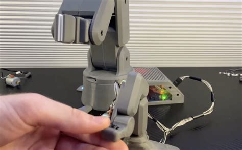 An Arduino Leonardo Powered D Printed Robotic Arm Designed From