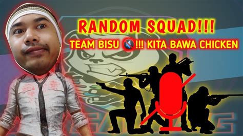 Random Squad Gendong Team Bisu Pubg Mobile Youtube