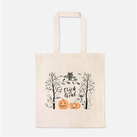 Bolsa de Halloween Tote Bolsa de Halloween personalizada Etsy España