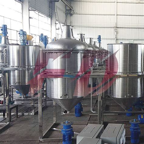 Stainless Steel Vegetable Oil Refining Machine Fude Mechanical Oil