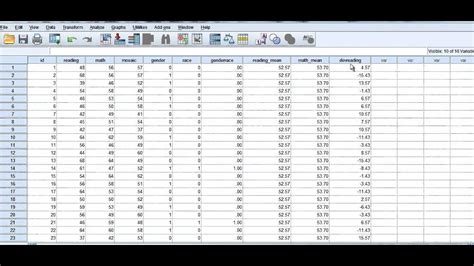 Creating And Using Centered Interaction Terms For Multiple Regression Using Spss Youtube