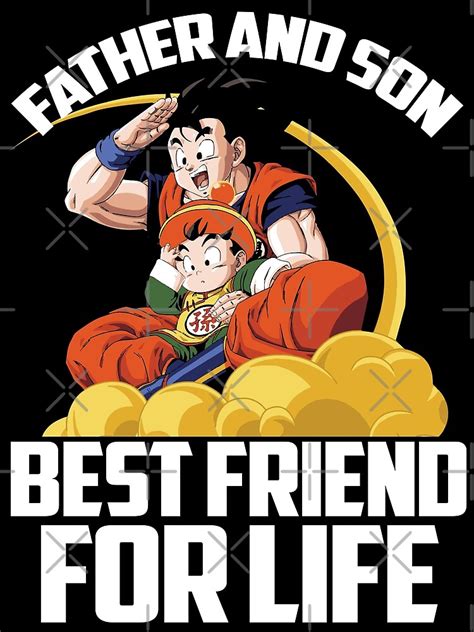 Super Saiyan Father And Son T Shirt Poster For Sale By Darkkiller