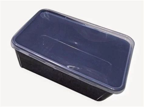 500ml Rectangular Disposable Plastic Food Container At Rs 6 Piece