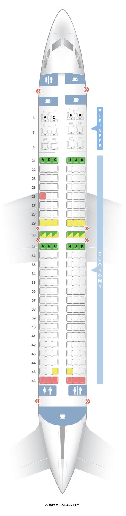 Seatguru Seat Map Garuda Indonesia Boeing 737 800 738