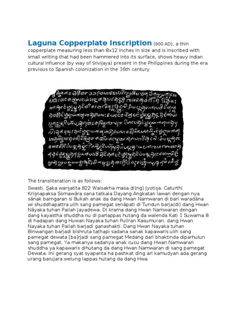 Laguna Copperplate Inscription Download Free Pdf Philippines Writing