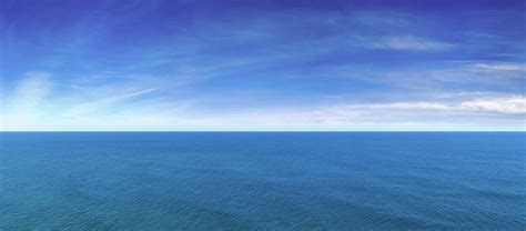 Blue Ocean View Panorama by Turnervisual