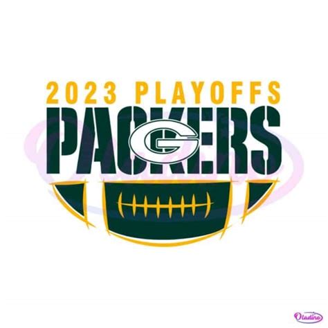 2023 Playoffs Green Bay Packers Football SVG