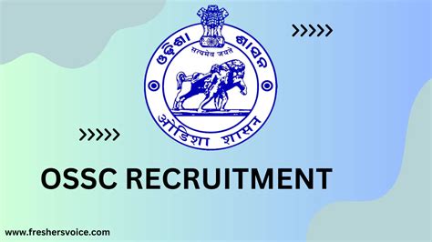 OSSC Recruitment 2024 Sub Inspector