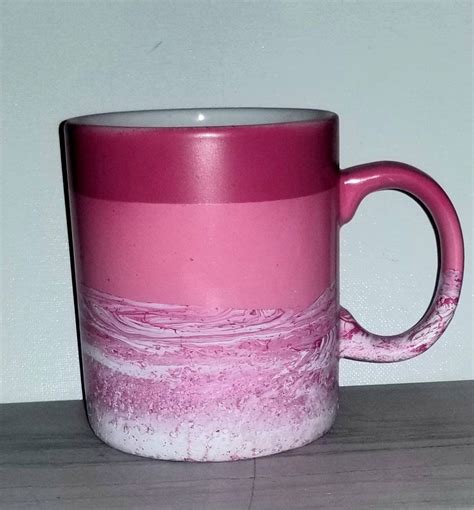 20 Oz Coffee Muglarge Pink Coffee Mugpink Ceramic Mug20 Oz Etsy