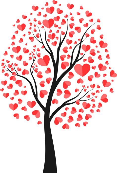 ilustración de rama de árbol de corazón 15276328 PNG