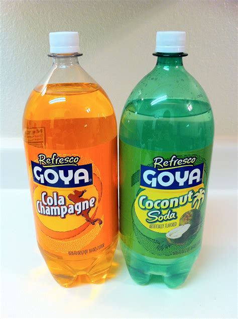 Goya Cola Champagne And Coconut Soda Haitian Food Recipes Wine Cheese