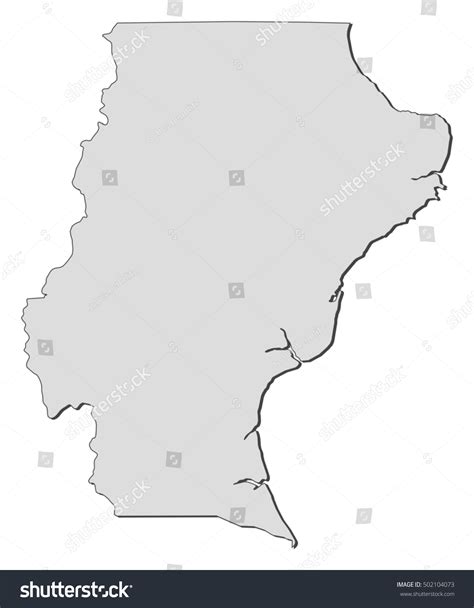 Map - Santa Cruz (Argentina) - Royalty Free Stock Vector 502104073 ...