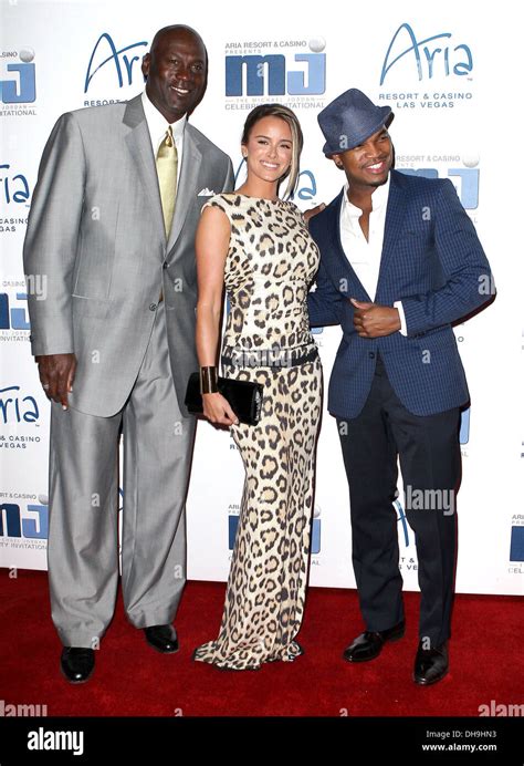 Michael Jordan Yvette Prieto Ne Yo Sports And Entertainment Stars Gather