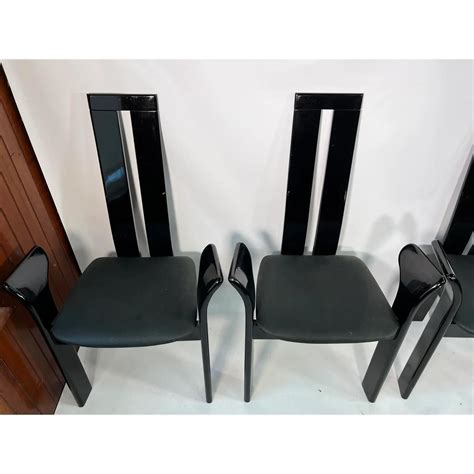 Pietro Costantini Dining Chairs Set Of 4 Italy Circa 1970s For Sale