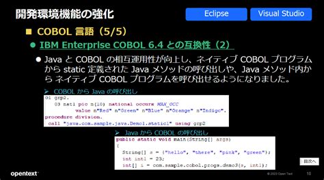 COBOL開発環境Micro Focus Visual COBOL 9 0JJavaとCOBOLの相互運用性を向上 IT Leaders