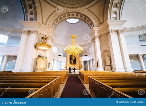 El Interior De La Catedral De Helsinki En Helsinki Finlandia Imagen