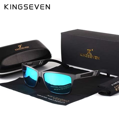 Kingseven Men Polarized Sunglasses Aluminum Magnesium Sun Glasses