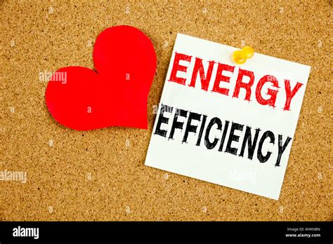 Hand Writing Text Caption Inspiration Showing I Love Energy Efficiency