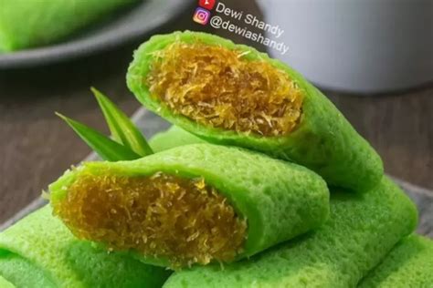 Resep Dadar Gulung Isi Kelapa Dengan Aroma Pandan Yang Khas Manisnya