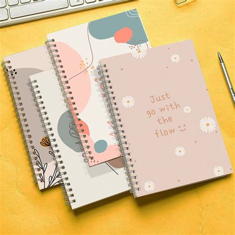 Jual Notebook A Buku Tulis Spiral Aesthetic Line Bergaris Untuk